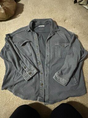 Women's Arizona Jean Co Long Sleeve Button Up  Large